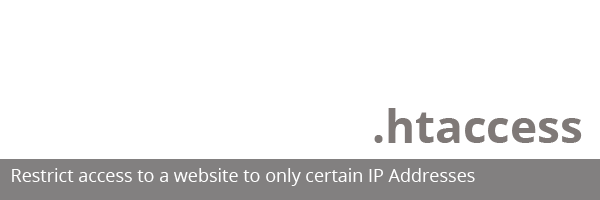 Restrict access to a website to only certain IP Addresses