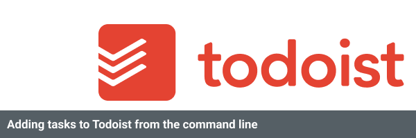Adding tasks to todoist from the command line