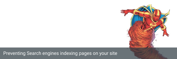 Preventing Search engines indexing pages on your site